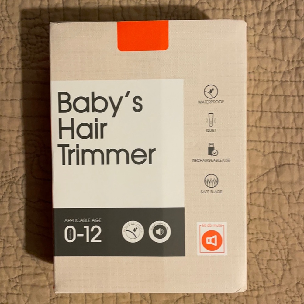 Baby/toddler hair trimmers.